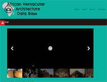 Tablet Screenshot of africavernaculararchitecture.com